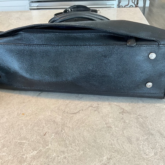 Tumi Black Leather Business Bag Satchel Model 79330D2 - Picture 12 of 12